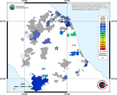 Mappa MCS - territori comuni