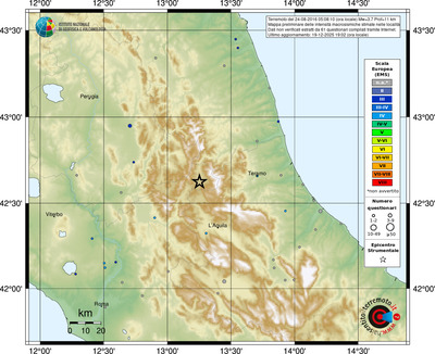 Mappa EMS - località