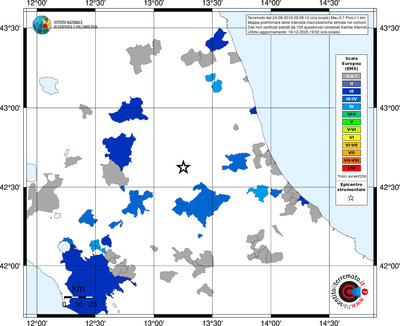 Mappa EMS - territori comuni