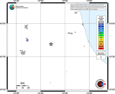 Mappa EMS - territori località