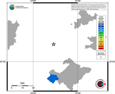 Mappa MCS - territori comuni