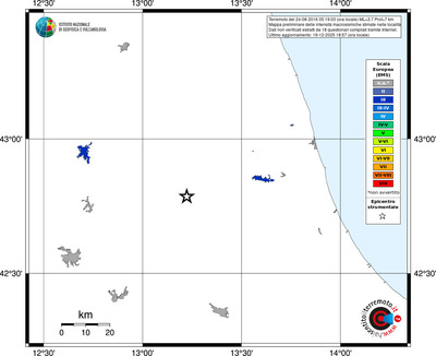 Mappa EMS - territori località