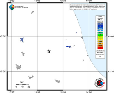 Mappa MCS - territori località