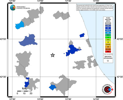 Mappa MCS - territori comuni