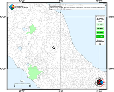 Mappa territorio comunale con almeno 3 questionari