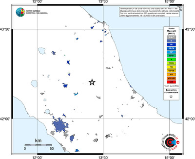 Mappa MCS - territori località