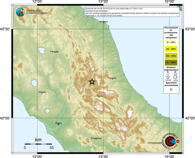 Mappa comuni con almeno 3 questionari