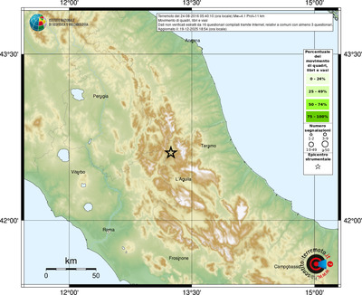 Mappa comuni con almeno 3 questionari