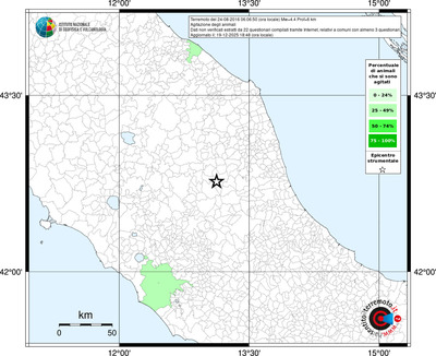 Mappa territorio comunale con almeno 3 questionari