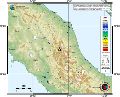 Mappa EMS - località