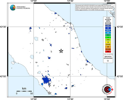 Mappa EMS - territori località