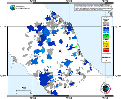 Mappa EMS - territori comuni
