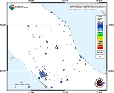 Mappa MCS - territori località
