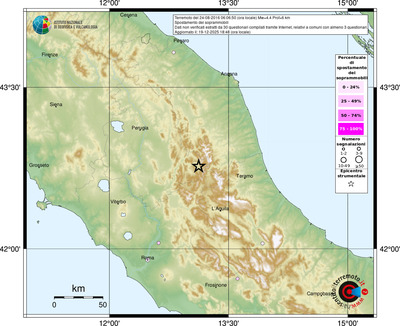 Mappa comuni con almeno 3 questionari