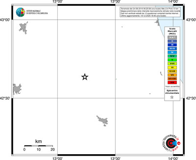 Mappa MCS - territori località
