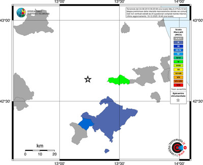 Mappa MCS - territori comuni