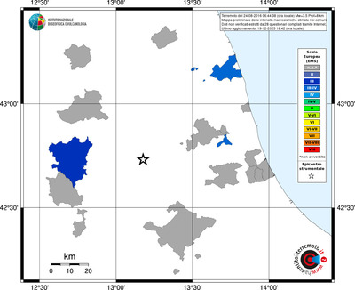 Mappa EMS - territori comuni