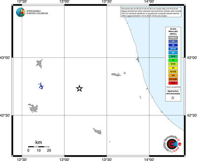 Mappa MCS - territori località