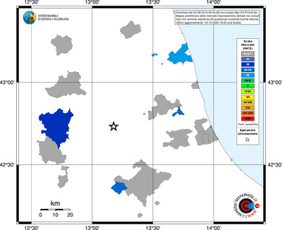 Mappa MCS - territori comuni