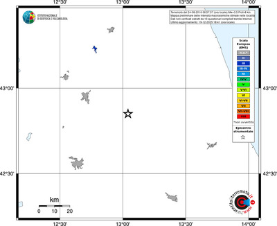 Mappa EMS - territori località