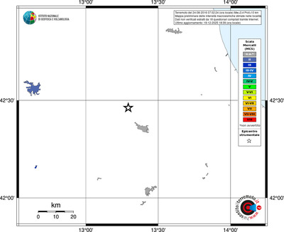 Mappa MCS - territori località