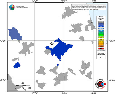 Mappa MCS - territori comuni