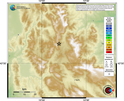 Mappa EMS - località