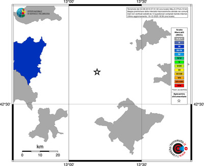 Mappa MCS - territori comuni