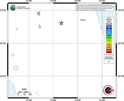 Mappa MCS - territori località