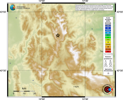Mappa EMS - località