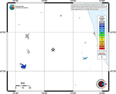 Mappa EMS - territori località