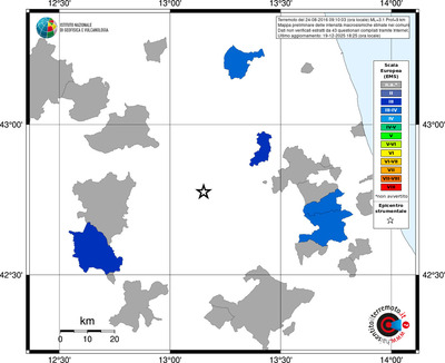 Mappa EMS - territori comuni
