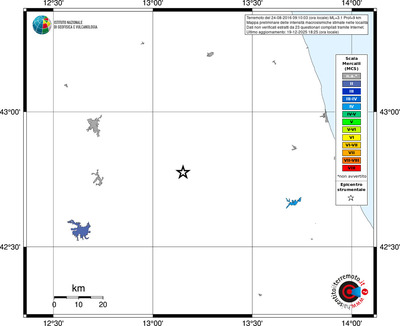 Mappa MCS - territori località