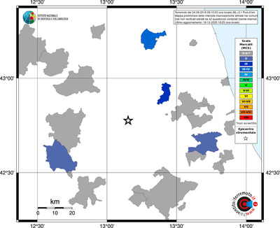 Mappa MCS - territori comuni