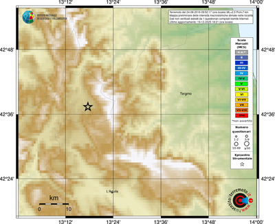 Mappa MCS - località