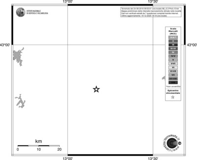 Mappa MCS - territori località