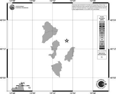 Mappa EMS - territori comuni