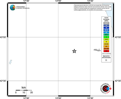 Mappa EMS - territori località