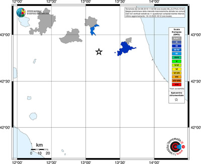 Mappa EMS - territori comuni