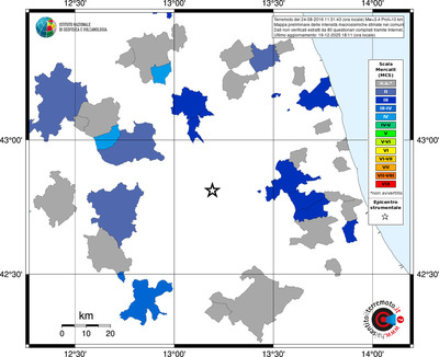 Mappa MCS - territori comuni
