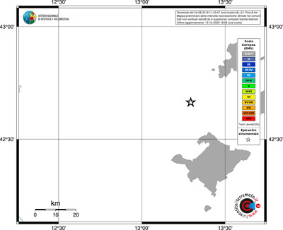 Mappa EMS - territori comuni