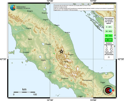 Mappa comuni con almeno 3 questionari