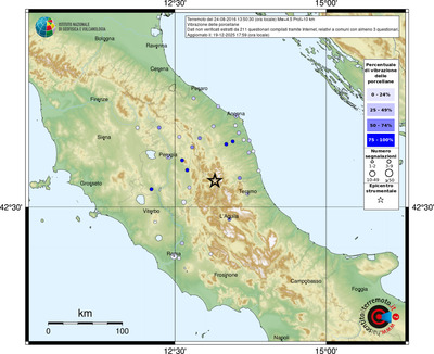 Mappa comuni con almeno 3 questionari