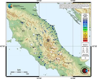Mappa EMS - località