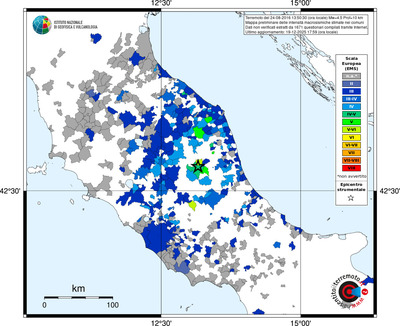 Mappa EMS - territori comuni