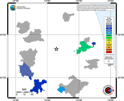 Mappa MCS - territori comuni