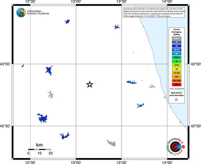 Mappa EMS - territori località