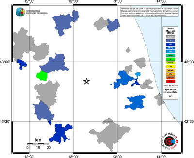 Mappa MCS - territori comuni