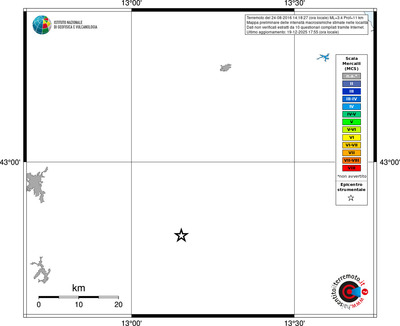Mappa MCS - territori località