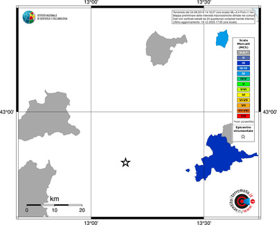 Mappa MCS - territori comuni